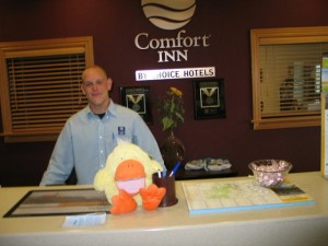 Jim's Duck Visits Limon, Colorado