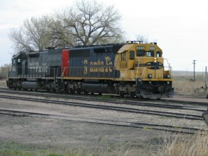 Train at the Limon Heritage Museum