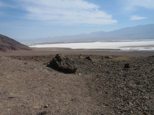 A view of Badwater Basin in Death Valley